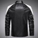 Locomotive PU Leather Autumn Thin Trendy Brand Jacket Vegan Leather - Image 3