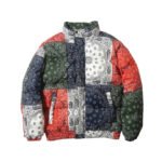 Printed Stand Collar Cotton Coat High Fashion Walk - Image 4