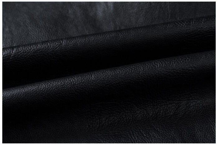 Motorcycle Stitching Leather Jacket Men Stand Collar Retro Vegan Leather - Image 8