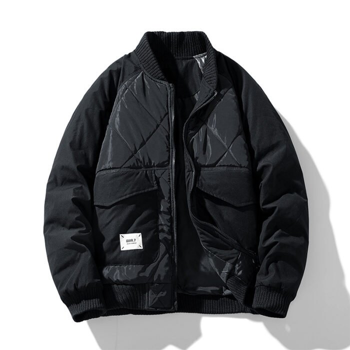 Winter Warm Leisure Baseball Jacket Cotton-padded Coat - Image 3