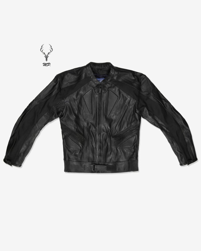 Dark Glasgow Rider Motorbike Full Grain Cowhide Leather CE Approved Guards - Image 2