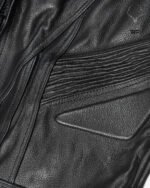 Dark Glasgow Rider Motorbike Full Grain Cowhide Leather CE Approved Guards - Image 5