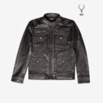 MP Oslo Adventa Black Bomber Inspired Master Piece Full Grain Cowhide