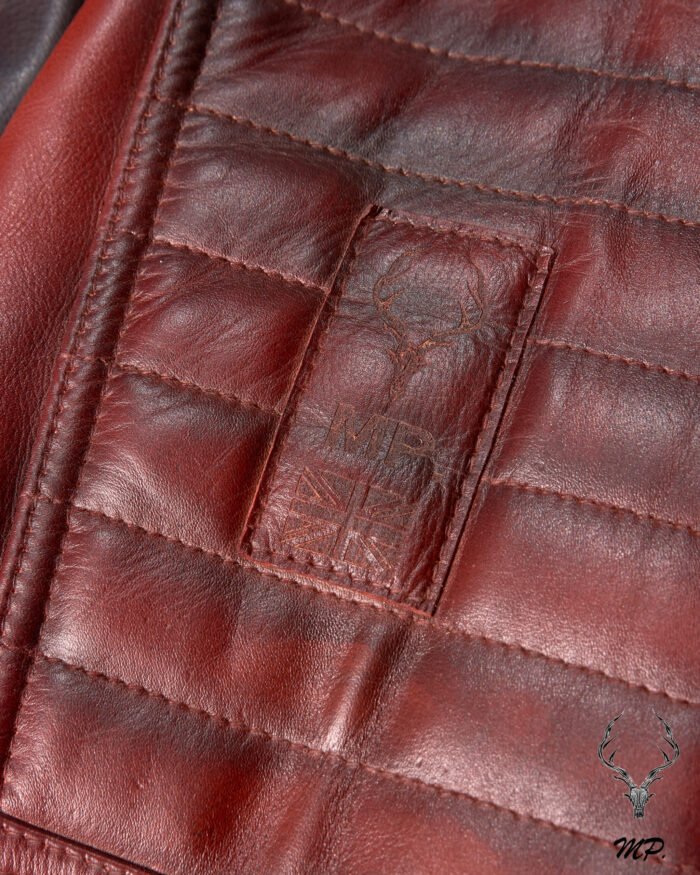 Ashen Alder Rebel Premium Two Tune Full Grain Leather Motorbike Jacket Custom Only - Image 4