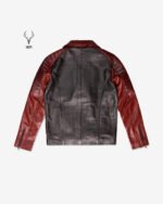 Ashen Alder Rebel Premium Two Tune Full Grain Leather Motorbike Jacket Custom Only - Image 8