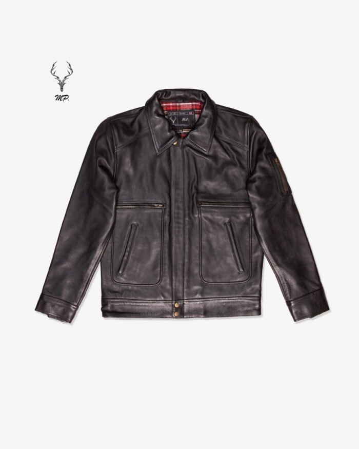 MP Midnight Pinnacle Full Grain Aniline Cowhide Leather Jacket Classic Bomber and Wild Country - Image 2
