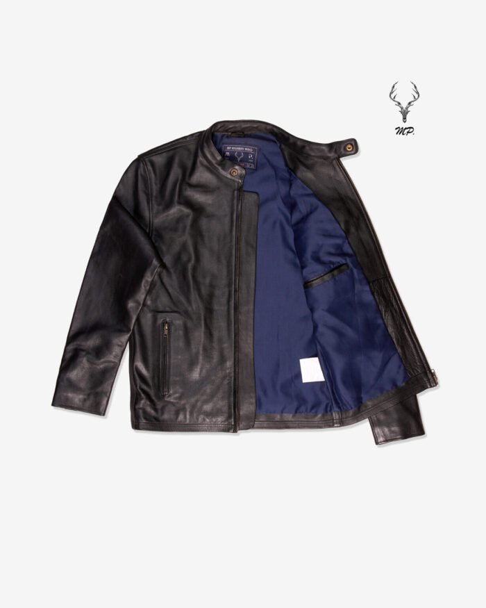 MP. Highway Hero Full-Grain Cowhide Aniline Leather Jacket Premium Craftsmanship Ultimate Durability Timeless Classic Style - Image 4