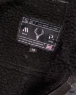 MP Woodland Vanguard Rugged & Distress Full Grain Cowhide Full Sherpa Fur Stiff FashionLeather Jacket - Image 2