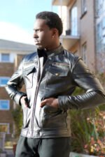 MP Oslo Adventa Black Bomber Inspired Master Piece Full Grain Cowhide - Image 10