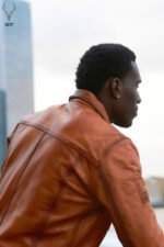 Gold Rush Texas Day Premium Yellow Gold Waxed Full Grain Leather Jacket - Image 3
