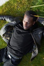 MP Oslo Adventa Black Bomber Inspired Master Piece Full Grain Cowhide - Image 6