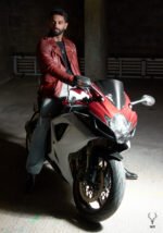 Urban Roar Premium Double Waxed Full Grain Dark Brown Leather Motorbike Jacket Fashion Jacket - Image 4