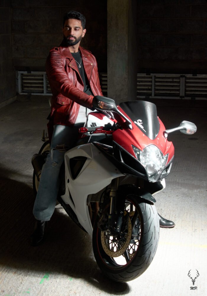 Urban Roar Premium Double Waxed Full Grain Dark Brown Leather Motorbike Jacket Fashion Jacket - Image 4