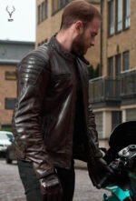MP Midnight Motova Full Grain Distressed Motorbike Leather Jacket for Racers & Riders - Image 9