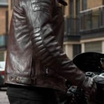 MP Midnight Motova Full Grain Distressed Motorbike Leather Jacket for Racers & Riders