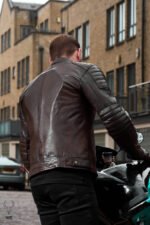 MP Midnight Motova Full Grain Distressed Motorbike Leather Jacket for Racers & Riders - Image 11