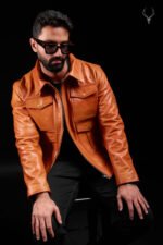 Gold Rush The Highland Loch Full Grain Cowhide Bomberstyle Leather Jacket - Image 3