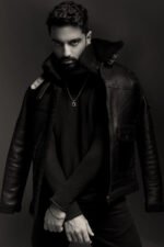 MP Woodland Vanguard Rugged & Distress Full Grain Cowhide Full Sherpa Fur Stiff FashionLeather Jacket - Image 17