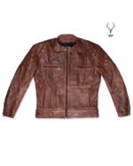 Moto Mid Summer Brown Motorbike Full Grain Cowhide Leather CE Approved Guards - Image 9