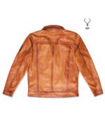 Gold Rush Texas Day Premium Yellow Gold Waxed Full Grain Leather Jacket - Image 13