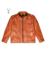 Gold Rush The Highland Loch Full Grain Cowhide Bomberstyle Leather Jacket - Image 6
