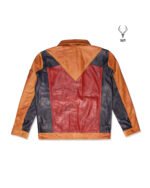The Wild Scotsman Gold Rush High End Premium Trio Tune Cowhide Leather Jacket - Image 9