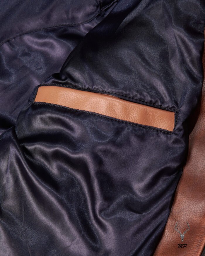 Moto Mid Summer Brown Motorbike Full Grain Cowhide Leather CE Approved Guards - Image 3