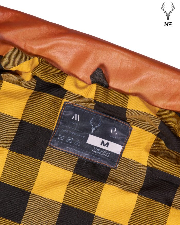Gold Rush The Highland Loch Full Grain Cowhide Bomberstyle Leather Jacket - Image 11