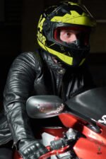 Liverpool stunt black full grain cowhide Leather jacket motorbike fashion jacket - Image 14