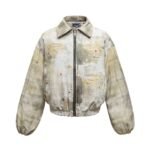 Men’s American Retro 3D Printed Cotton-Padded Jacket