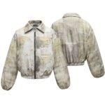 Men’s American Retro 3D Printed Cotton-Padded Jacket - Image 2