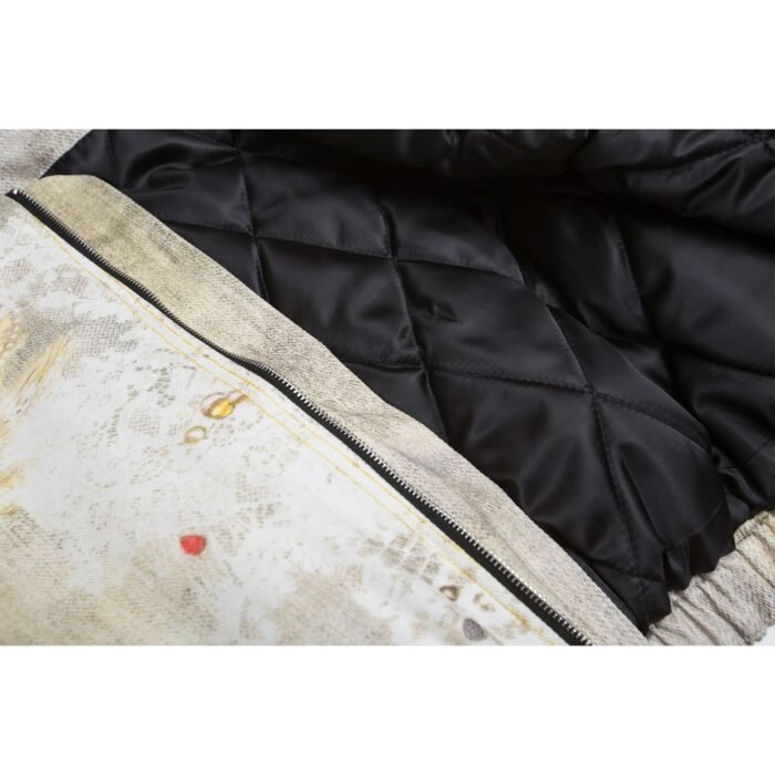 Men’s American Retro 3D Printed Cotton-Padded Jacket - Image 3