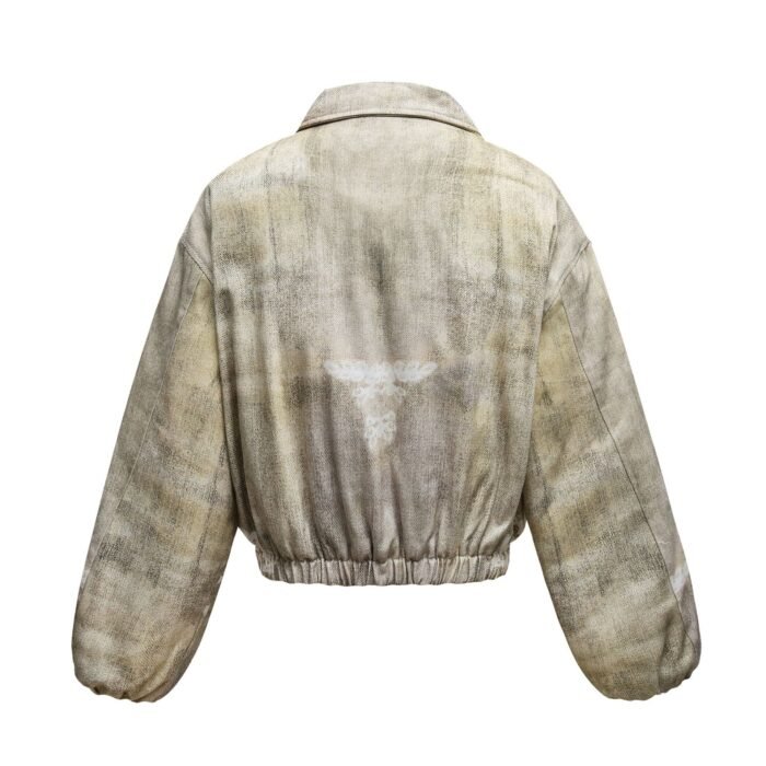Men’s American Retro 3D Printed Cotton-Padded Jacket - Image 4