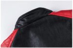 Motorcycle Stitching Leather Jacket Men Stand Collar Retro Vegan Leather - Image 4