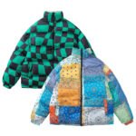 Hip Hop Stand Collar Cotton Coat - Image 2