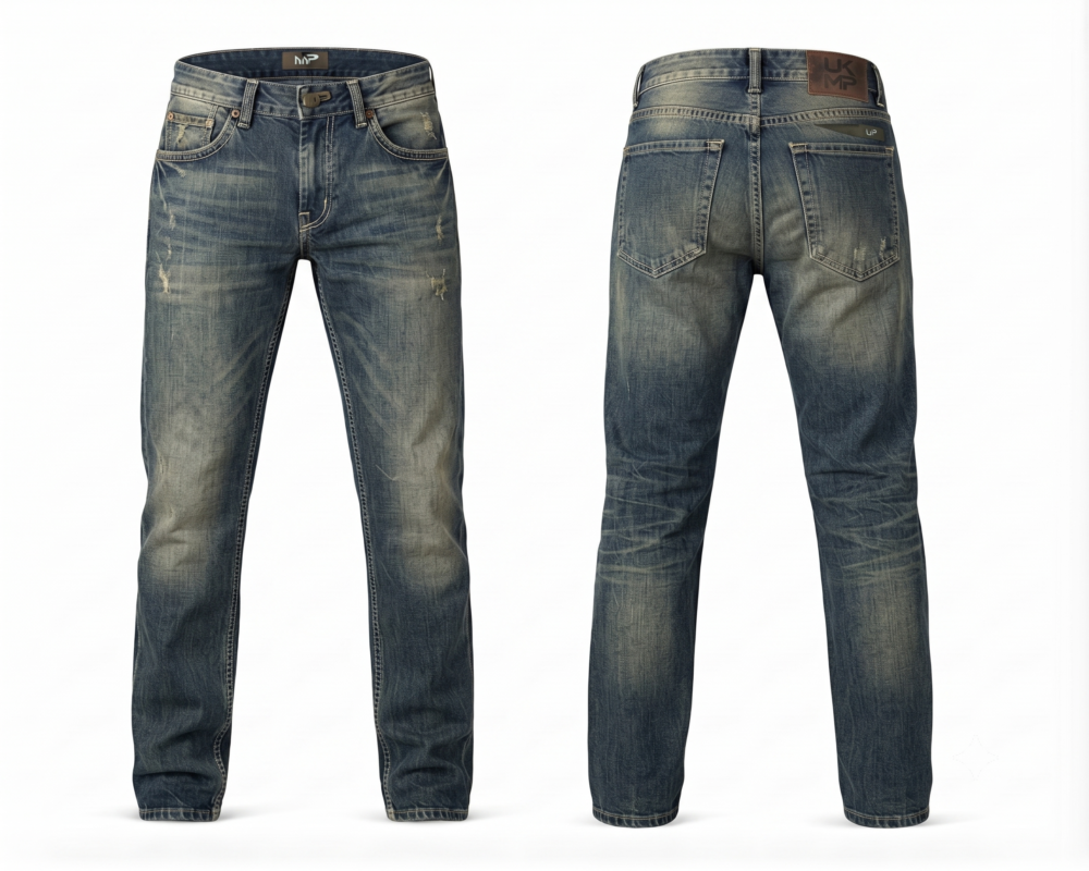 MP.Trailblazer Waxed Brown Jeans