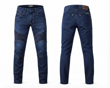 MP. Blue Stretch Moto Jeans