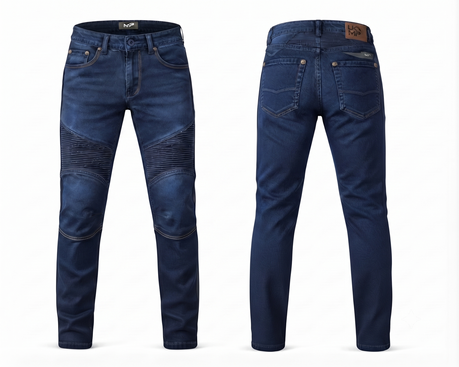 MP. Blue Stretch Moto Jeans MP. Blue Stretch Moto Jeans