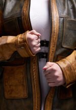 Gold Rush Weekend Warrior Two Tune Premium Distressed Leather Jacket - Image 8
