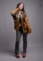 Gold Rush Weekend Warrior Two Tune Premium Distressed Leather Jacket