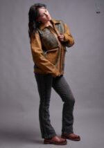 Gold Rush Weekend Warrior Two Tune Premium Distressed Leather Jacket - Image 3